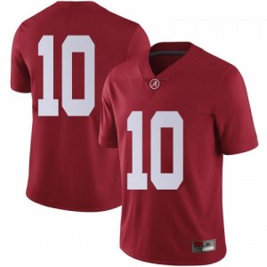 Youth Alabama Crimson Tide #10 Mac Jones Crimson Limited NCAA College Football Jersey 2403LDWY0